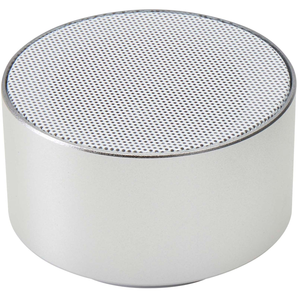 Speaker Bluetooth® wireless in alluminio riciclato da 3 W Ankaa personalizzato con logo - Pubblienne