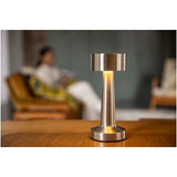 Lampada da tavolo ricaricabile e dimmerabile con 3 modalità di luce Aludra personalizzato con logo - Pubblienne
