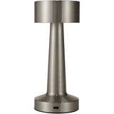 Lampada da tavolo ricaricabile e dimmerabile con 3 modalità di luce Aludra personalizzato con logo - Pubblienne