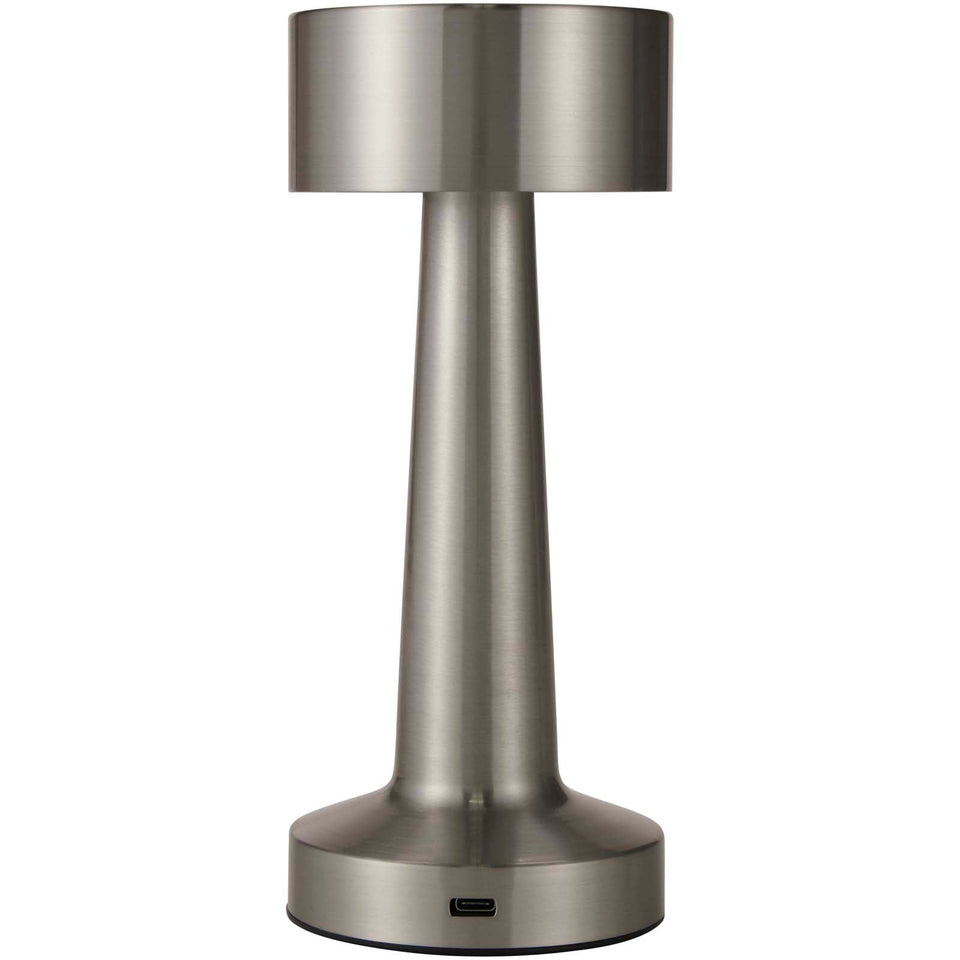 Lampada da tavolo ricaricabile e dimmerabile con 3 modalità di luce Aludra personalizzato con logo - Pubblienne