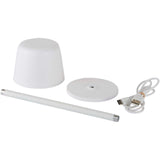 Lampada da tavolo ricaricabile e dimmerabile con 3 modalità di luce Alya personalizzato con logo - Pubblienne