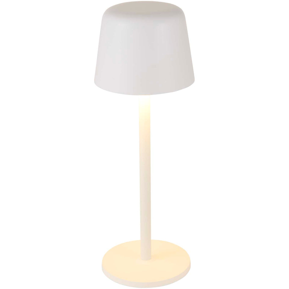 Lampada da tavolo ricaricabile e dimmerabile con 3 modalità di luce Alya personalizzato con logo - Pubblienne