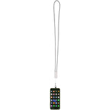Lanyard per smartphone in plastica riciclata con cavo integrato 5-in-1 da 27 W Anser personalizzato con logo - Pubblienne