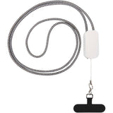 Lanyard per smartphone in plastica riciclata con cavo integrato 5-in-1 da 27 W Anser personalizzato con logo - Pubblienne