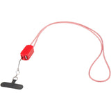 Lanyard per smartphone in plastica riciclata con cavo integrato 5-in-1 da 27 W Anser personalizzato con logo - Pubblienne