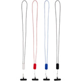 Lanyard per smartphone in plastica riciclata con cavo integrato 5-in-1 da 27 W Anser personalizzato con logo - Pubblienne