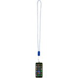 Lanyard per smartphone in plastica riciclata con cavo integrato 5-in-1 da 27 W Anser personalizzato con logo - Pubblienne