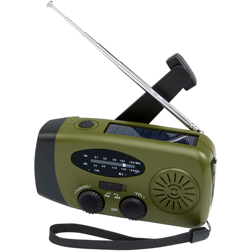 Radio di emergenza in plastica riciclata certificata RCS Avior personalizzato con logo - Pubblienne