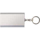 Power bank da 2000 mAh in alluminio riciclato con portachiavi Arcturus personalizzato con logo - Pubblienne