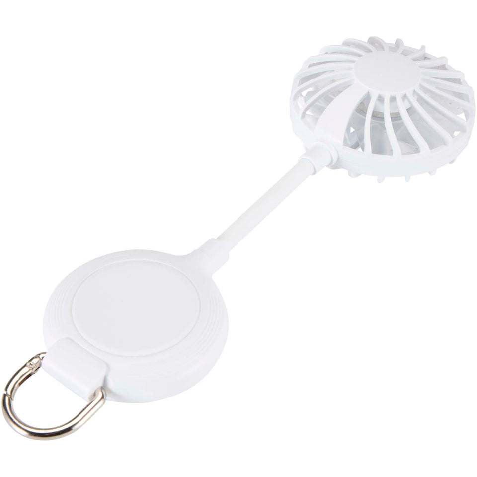 Ventilatore portatile magnetico in plastica riciclata Ventio personalizzato con logo - Pubblienne