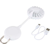 Ventilatore portatile magnetico in plastica riciclata Ventio personalizzato con logo - Pubblienne