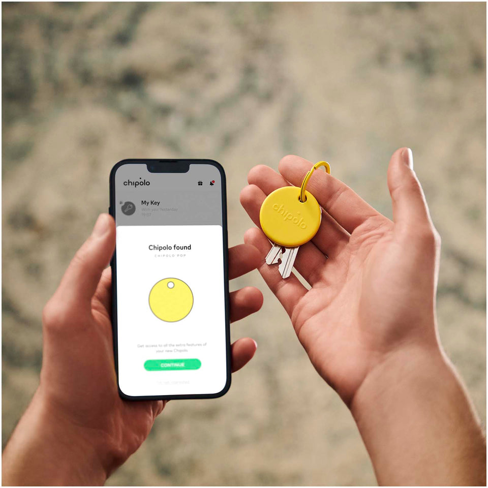 Tag di tracciamento Chipolo POP personalizzato con logo - Pubblienne