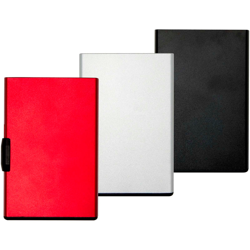 Portacarte magnetico RFID in materiale riciclato RCS SMART personalizzato con logo - Pubblienne