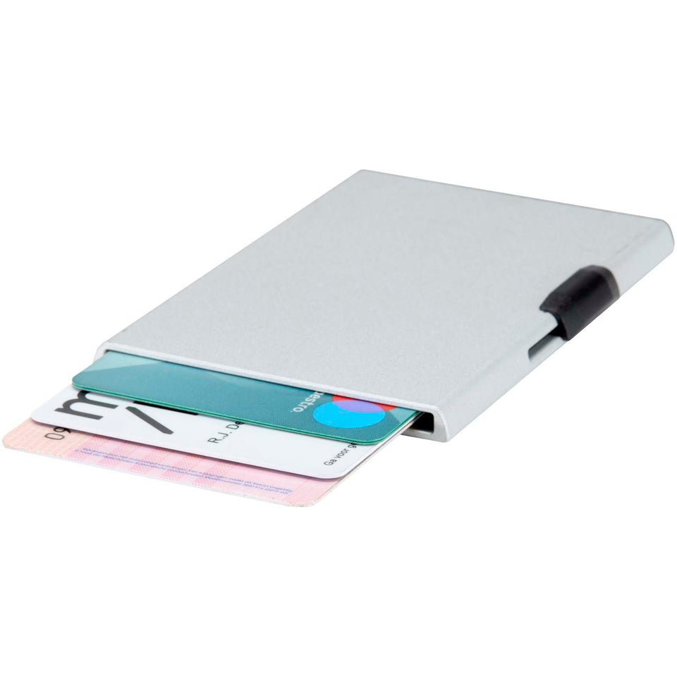 Portacarte magnetico RFID in materiale riciclato RCS SMART personalizzato con logo - Pubblienne