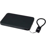 Power bank magnetico da 5000 mAh in plastica riciclata con lanyard SMART personalizzato con logo - Pubblienne