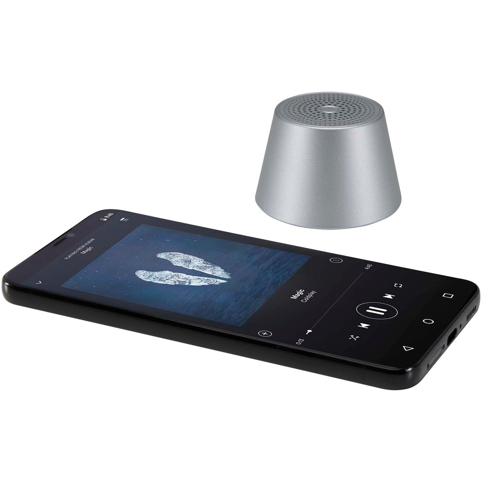 Altoparlante magnetico da 3 W in alluminio riciclato SMART personalizzato con logo - Pubblienne