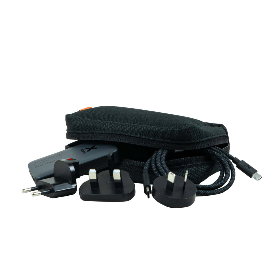 Set caricabatterie rapido da viaggio da 65 W con cavo e custodia Xtorm personalizzato con logo - Pubblienne