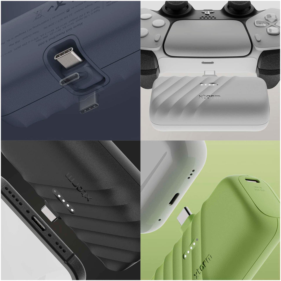 Power bank da 5000 mAh 20 W Xtorm Go2 personalizzato con logo - Pubblienne