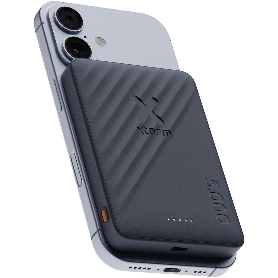 Power bank wireless da 5000 mAh 15 W Xtorm Go2 personalizzato con logo - Pubblienne