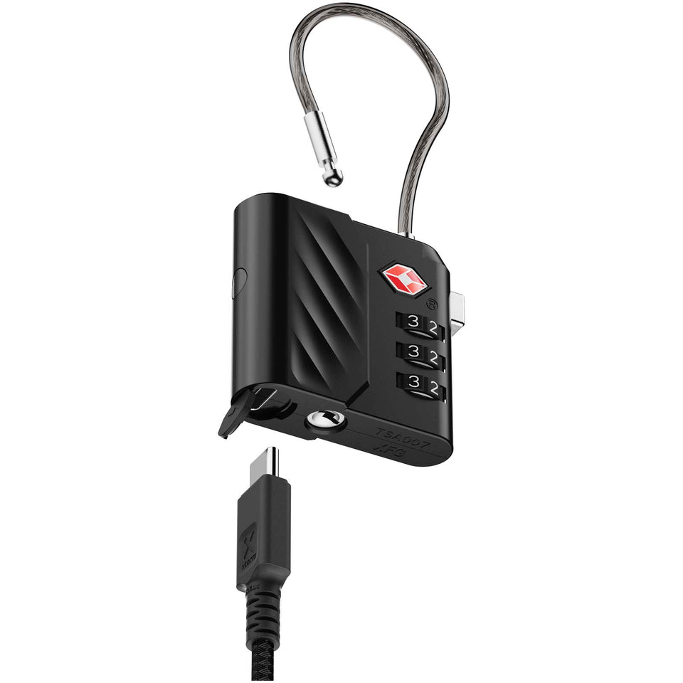 Lucchetto a combinazione Xtorm Lock Tag TSA con localizzatore personalizzato con logo - Pubblienne