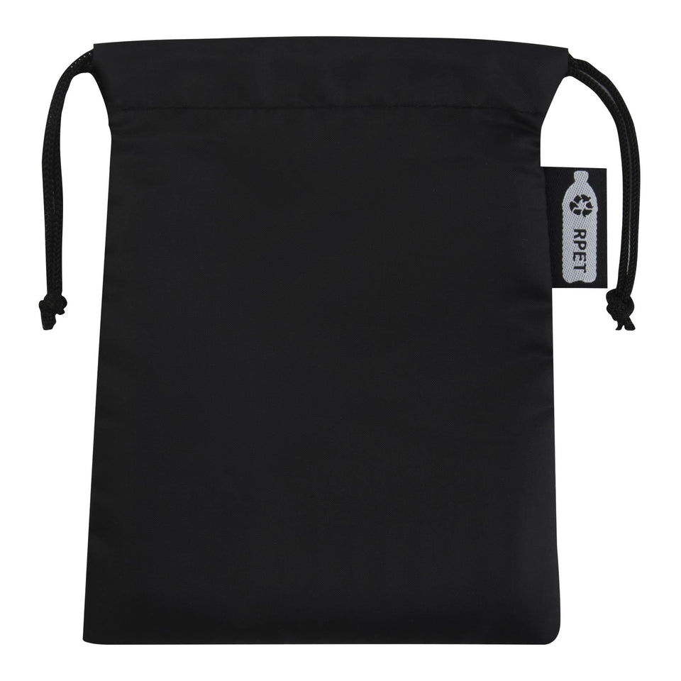 Asciugamano sportivo Raquel di raffreddamento in PET riciclato con pouch 80 x 30 cm personalizzato con logo - Pubblienne