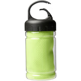 Asciugamano rinfrescante in contenitore PET Remy personalizzato con logo - Pubblienne
