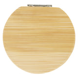 Specchio tascabile Afrodit in bambù personalizzato con logo - Pubblienne