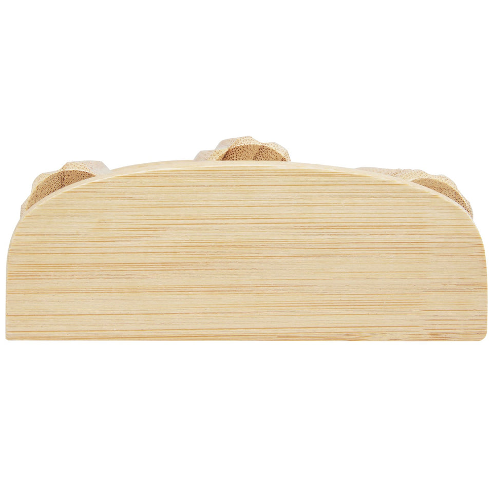 Massaggiatore per piedi Venis in bambù personalizzato con logo - Pubblienne