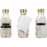 Set regalo di sali da bagno 3 pezzi da 200 ml Wellmark Just Relax personalizzato con logo - Pubblienne