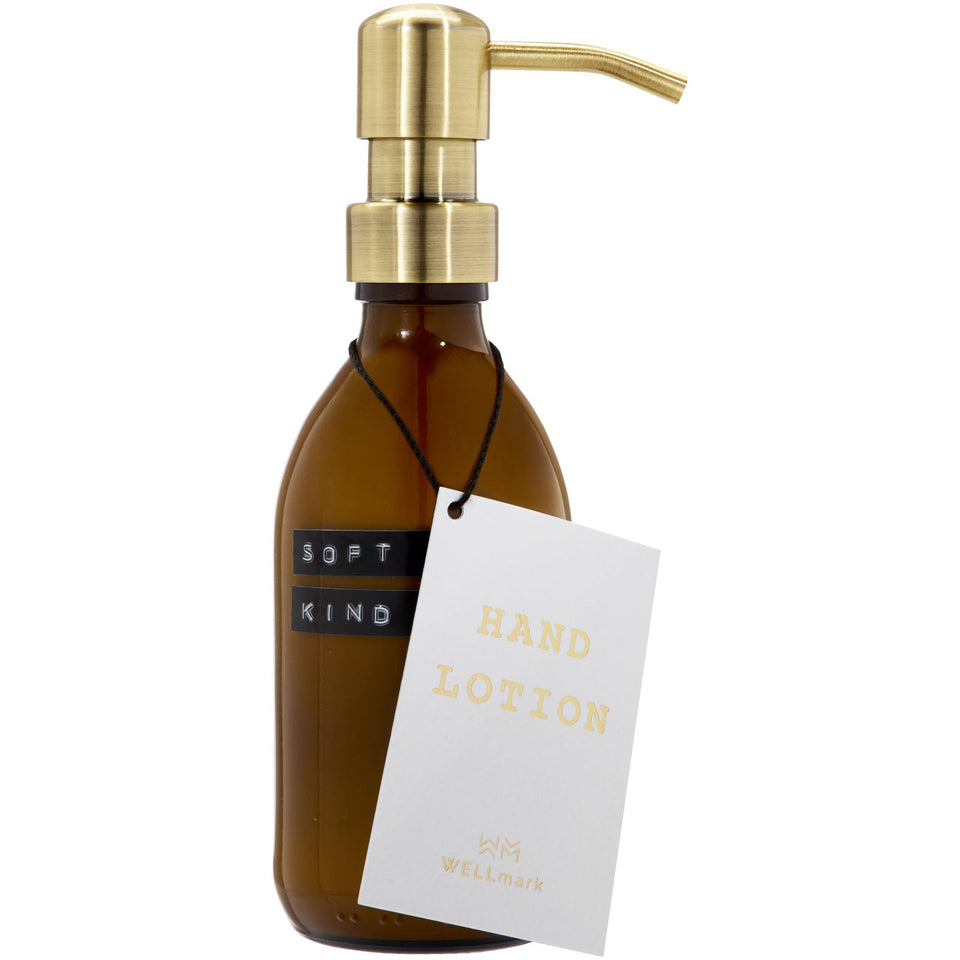 Dispenser di lozione per le mani da 250 ml Wellmark Soft Hands personalizzato con logo - Pubblienne
