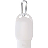 Crema solare SPF 30 con moschettone Rosie personalizzato con logo - Pubblienne