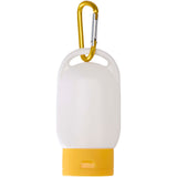 Crema solare SPF 30 con moschettone Rosie personalizzato con logo - Pubblienne