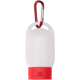 Crema solare SPF 30 con moschettone Rosie personalizzato con logo - Pubblienne