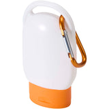 Crema solare SPF 30 con moschettone Rosie personalizzato con logo - Pubblienne