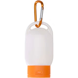Crema solare SPF 30 con moschettone Rosie personalizzato con logo - Pubblienne