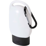 Crema solare SPF 30 con moschettone Rosie personalizzato con logo - Pubblienne