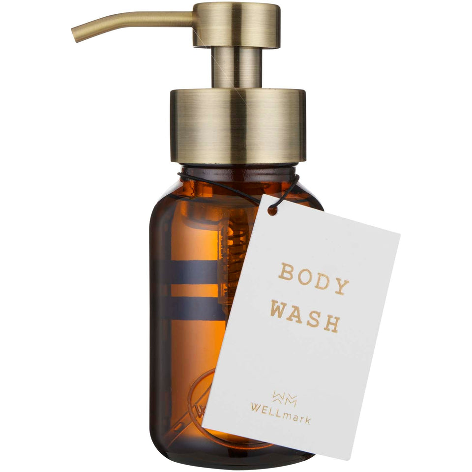 Bagnoschiuma da 250 ml Wellmark personalizzato con logo - Pubblienne