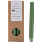 Candela Dinner Matcha verde Originalhome personalizzato con logo - Pubblienne