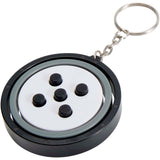 Portachiavi antistress con giroscopio in plastica riciclata Spinx personalizzato con logo - Pubblienne