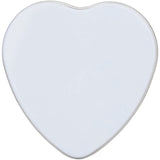 Candela in scatola di latta a forma di cuore all'aroma di vaniglia Blissful personalizzato con logo - Pubblienne