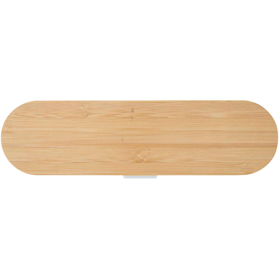 Set di posate con coperchio in bambù Runa personalizzato con logo - Pubblienne
