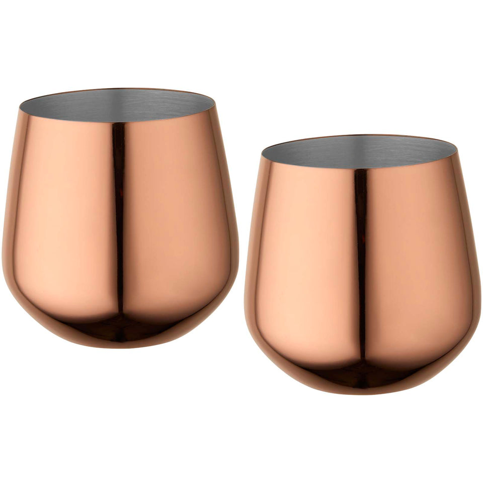 Set di tazze in acciaio inossidabile Cascade da 540 ml personalizzato con logo - Pubblienne