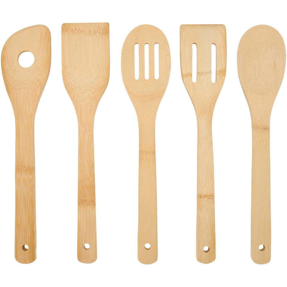 Set di utensili da cucina in bambù Tala personalizzato con logo - Pubblienne