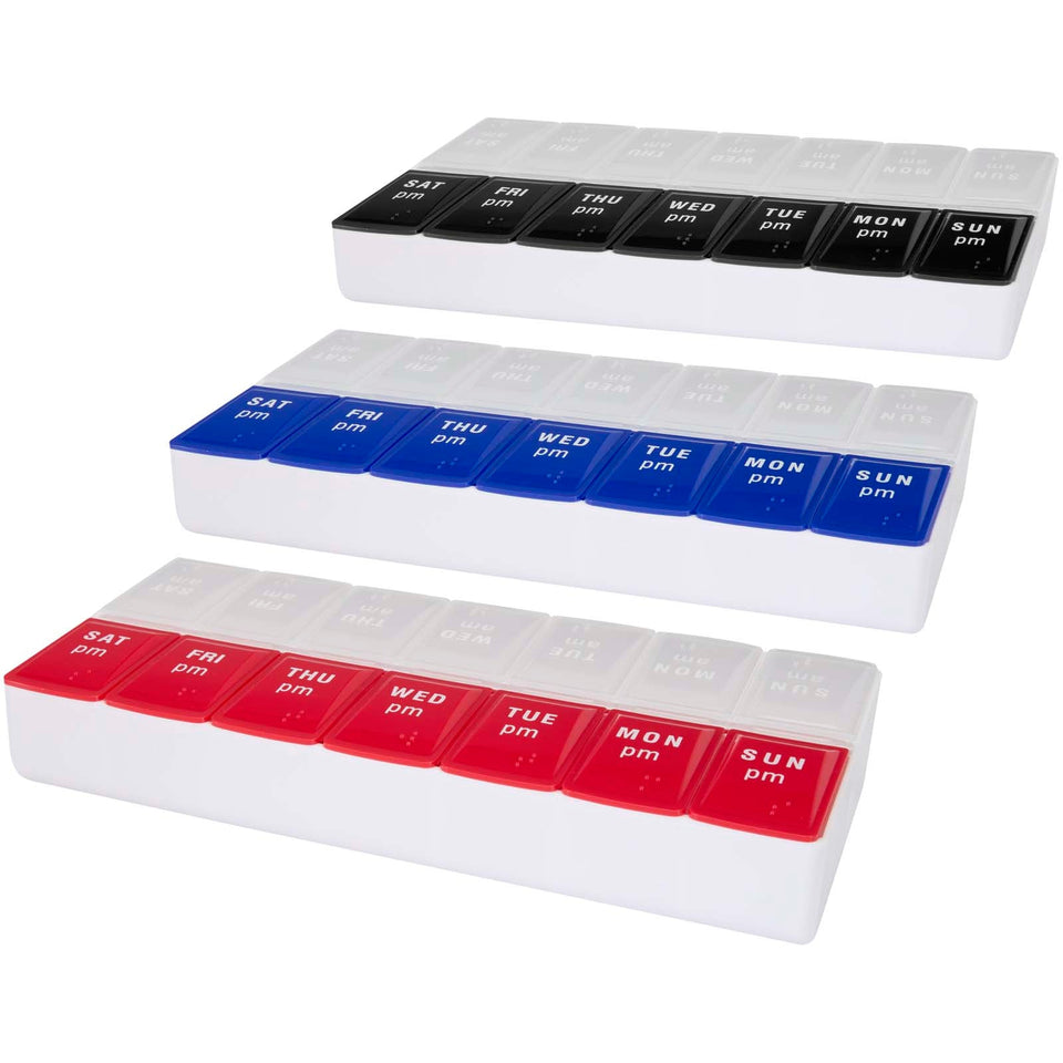Organizer 7 giorni con formato ore per multivitaminici Cycle personalizzato con logo - Pubblienne