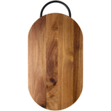 Tagliere in legno di acacia con manico Julienne personalizzato con logo - Pubblienne