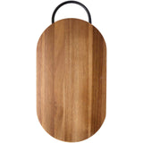 Tagliere in legno di acacia con coltello per il pane Prestige personalizzato con logo - Pubblienne