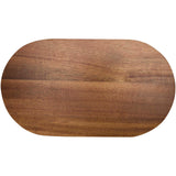 Vassoio da portata in legno di acacia Edge personalizzato con logo - Pubblienne