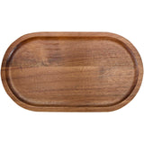 Vassoio da portata in legno di acacia Edge personalizzato con logo - Pubblienne