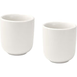 Set di 2 tazzine per espresso in ceramica con finitura opaca da 90 ml Male personalizzato con logo - Pubblienne