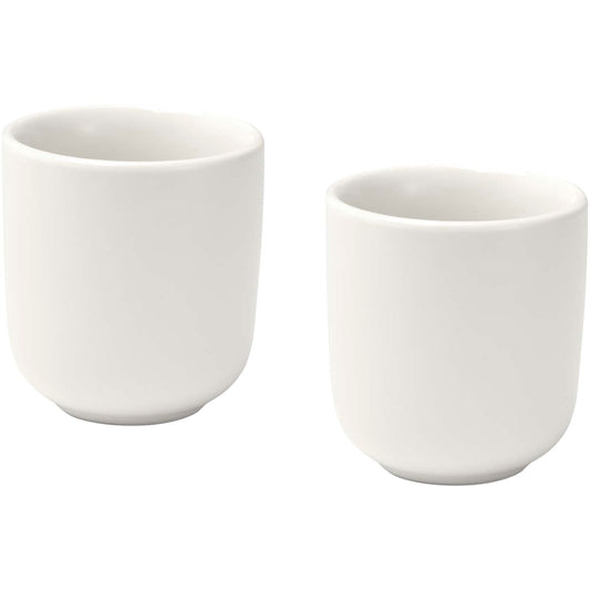 Set di 2 tazzine per espresso in ceramica con finitura opaca da 90 ml Male personalizzato con logo - Pubblienne